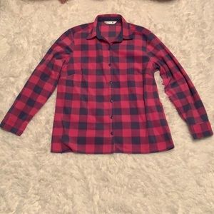 Riders by Lee fleece button down size small